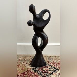 Abstract Postmodern Dancing Couple Sculpture